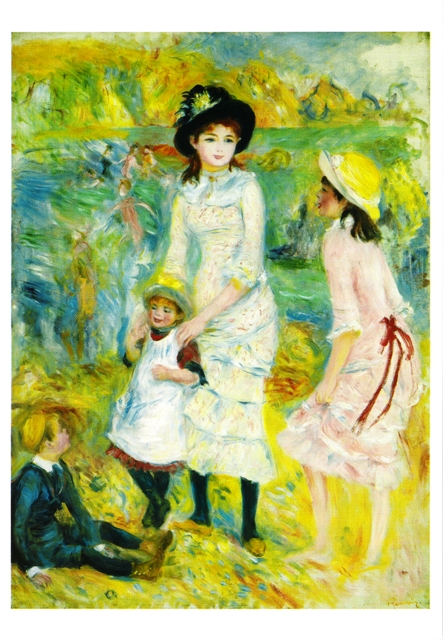 モネ ヴェトゥイユの画家の庭 ルノワール ガーンジー島の子ども達 | だ