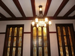 旧前田家本邸洋館・階段・ステンドグラス