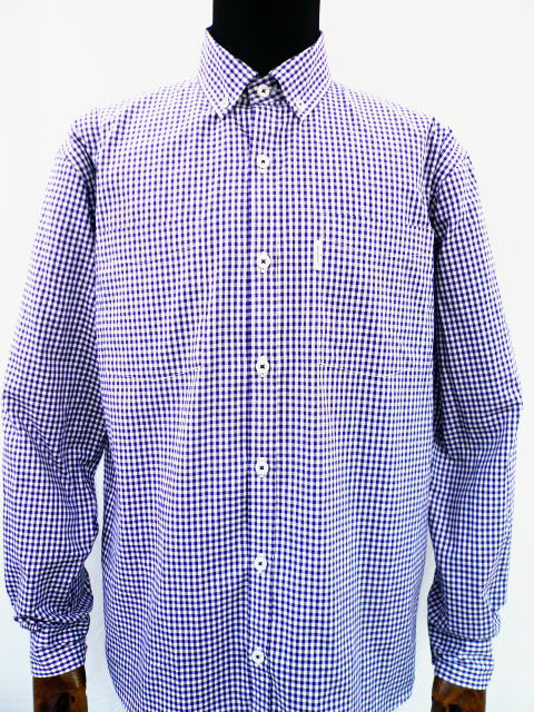 INTERFACE GINGHAM CHECK ROLL UP SH