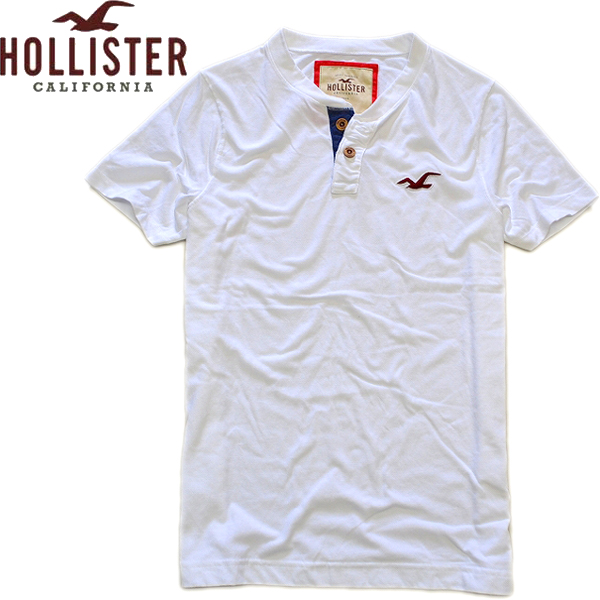 ホリスター新品ヘンリーネックTシャツ01