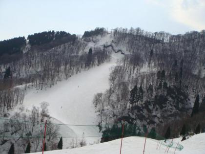 春スキーの万場・奥神鍋スキー場