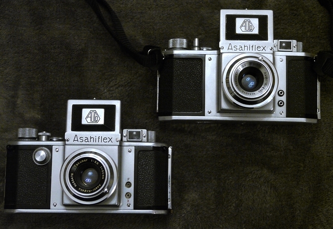 品質割引 【歴史的名機 動作良好 ⅡA型 アサヒフレックス最高傑作】Asahiflex フィルムカメラ