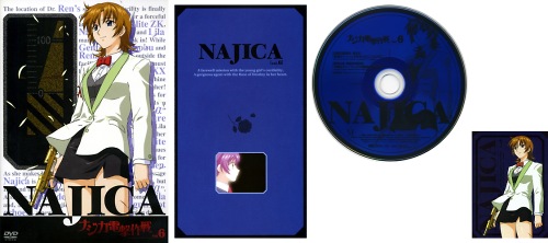 ナジカ電撃作戦 DVD Vol.6 ジャケット/リーフレット/DISCレーベル/ミッションキャラカード
