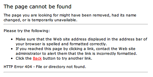 Seagate Webサイト表示エラー - The page cannot be found