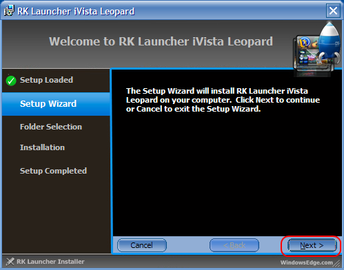 RK Launcher iVista Leopard Installer