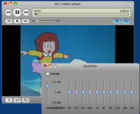 VLC media Player スキン itunes graphite