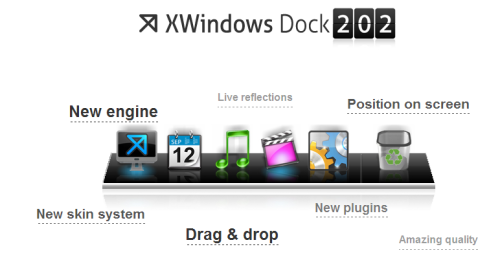 XWindowsDockスクリーンショット