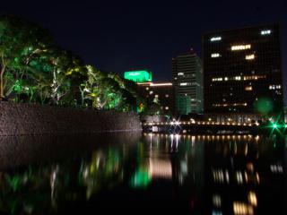 2008年に開催された「光都東京・LIGHTOPIA」の模様。皇居前にある和田倉噴水広場を中心にライトアップやキャンドルなどの装飾がなされた。